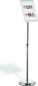 Durable DURABLE Bodenständer INFO Aluminium Klapprahmen A4 silber 2