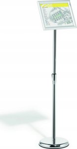 Durable DURABLE Bodenständer INFO Aluminium Klapprahmen A4 silber 3