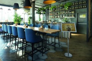 Durable DURABLE Bodenständer INFO Aluminium Klapprahmen A3 silber 5