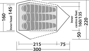 Namiot turystyczny Robens Namiot 3-osobowy Robens Challenger 3XE - Zielony Uniwersalny 4