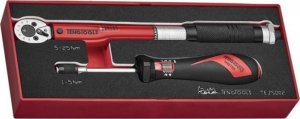 Teng Tools ZESTAW KLUCZ I WKRĘTAK DYNAMOMETRYCZNY 1/4'' TEZSD02 (1 KPL) 1