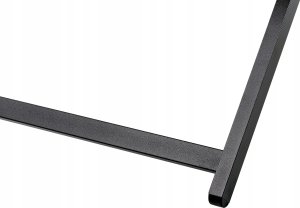 Beliani Leżak Metal Czerwony LOCRI II 7