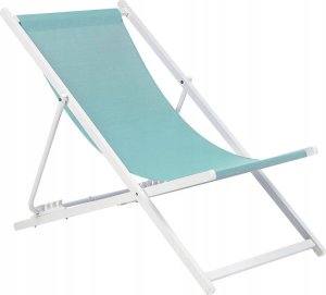 Beliani Leżak Metal Turkusowy LOCRI II 9