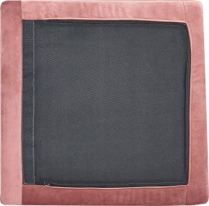 Beliani Welur Narożnik modułowy Różowy EVJA 6