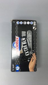 Spontex Spontex Einmalhandschuhe Extra Black 100 aus Vinyl Gr. L 2