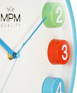 MPM Kolorowy zegar ścienny MPM E01.4288.31 30 cm . 2