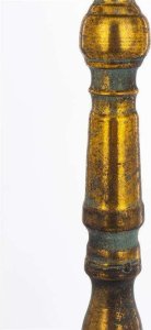 Triton Świecznik  Metalowy Kandelabr Złoty Antyczny H:51 4