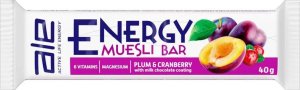 ALE ALE Energy Muesli Bar 40g BATON ENERGETYCZNY Plum Cranberry 1