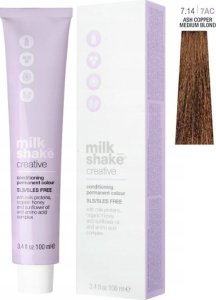 Milk Shake Milk Shake, Creative, SLS/SLES-Free, Permanent Hair Dye, 7.147AC Desert Brown, 100 ml For Women 1