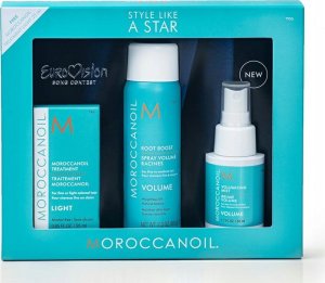 Moroccanoil Style Like A Star Set Moroccanoil: Volume, Argan Oil, Hair Styling Foam, Natural Texture, 75 ml + Volume, Argan Oil, Hair Spray, For Volume & Texture, Flexible Hold, 50 ml + The Original Light, Alcohol-Free, Hair Oil Treatment, For Nourishing 1