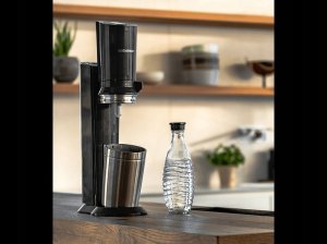 Saturator Sodastream Crystal 3.0 + 1 butelka + gaz Czarny 10