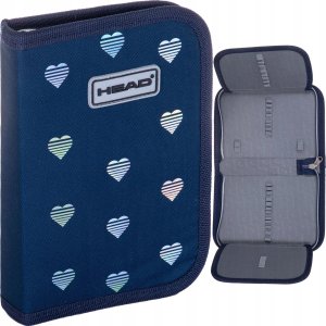 Piórnik Astra Piórnik pojedynczy dwuklapkowy bez wyposażenia HEAD HOLO EFFECT SPLASH HEARTS, AC1 2