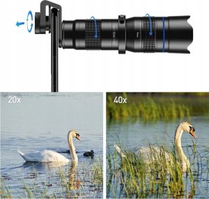 Luneta Apexel Monokular Luneta Obiektyw Tele Hd Do Telefonu / Smartfona Zoom 20-40x / Apl-js2040x 11