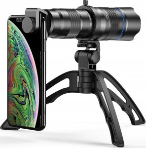 Luneta Apexel Monokular Luneta Obiektyw Tele Hd Do Telefonu / Smartfona Zoom 20-40x / Apl-js2040x 3