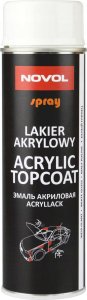 Novol SPRAY ACRYL TOPCOAT BIAÅY POÅYSK 500 ML 1