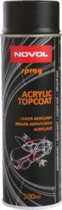 Novol SPRAY ACRYL TOPCOAT CZARNY MAT 500 ML 3