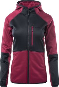 hitec Damska bluza rozpinana z kapturem Hi-tec Lady Camila czerwona rozmiar XL 1