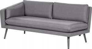 Beliani Narożnik dla 5 osób Tkanina Szary LORETELLO 3