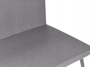 Beliani Narożnik dla 5 osób Tkanina Szary LORETELLO 6