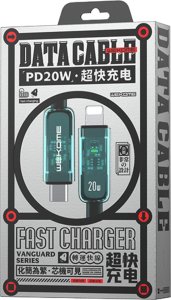 Kabel USB Wekome USB-C - Lightning 1.2 m Zielony (WK-WDC-181_GREEN) 3