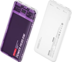 Powerbank Wekome WEKOME WP-353 Vanguard Series - Power bank 10000 mAh PD 20W + QC 22.5W (Fioletowy / Przezroczysty) 2