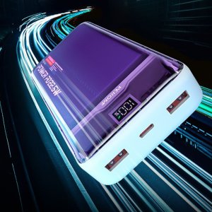 Powerbank Wekome WEKOME WP-353 Vanguard Series - Power bank 10000 mAh PD 20W + QC 22.5W (Fioletowy / Przezroczysty) 9
