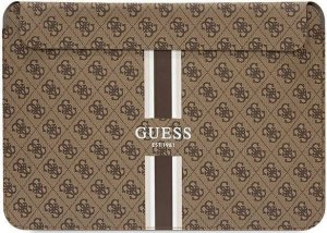 Etui Guess Guess Sleeve GUCS14P4RPSW 14" brązowy/ brown 4G Printed Stripes 1