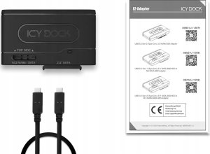 Adapter AV Icydock Adapter  IcyDock USB 3.2 Gen 2 (Type-C) to 2.5" SATA SSD/HDD 8