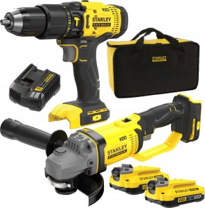 Zestaw elektronarzędzi Stanley 6-elementowy (SFMCK471D2S-QW) 18