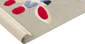 Beliani Dywan dziecięcy bawełniany motyw żyrafy 80 x 150 cm wielokolorowy SAKUBO 3