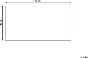 Beliani Dywan dziecięcy bawełniany motyw żyrafy 80 x 150 cm wielokolorowy SAKUBO 6