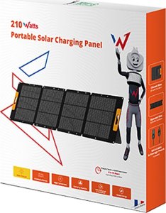Ładowarka solarna Wonder Wonder Ws210 - Panel słoneczny / Ładowarka solarna 210W z wyjściem MC4 (Czarny) 15