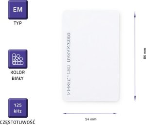 Qoltec Karta zbliżeniowa Qoltec EM 125 kHz | 10szt. 4