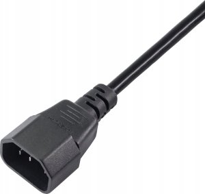 Kabel zasilający Akyga Akyga AK-PC-03C kabel zasilające Czarny 1,8 m IEC C13 3