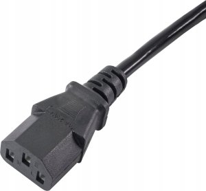 Kabel zasilający Akyga Akyga AK-PC-03C kabel zasilające Czarny 1,8 m IEC C13 4