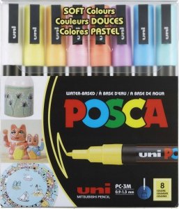 Posca Marker UNI PC-3M zestaw 8 pastelowy 3