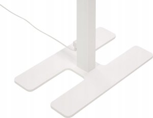 Lampa podłogowa Beliani Lampa podłogowa LED metalowa biała SCULPTOR 5