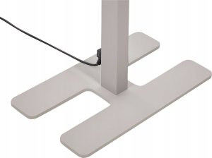 Lampa podłogowa Beliani Lampa podłogowa LED metalowa srebrna SCULPTOR 5