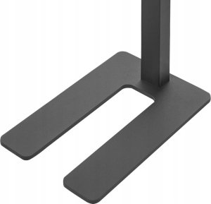 Lampa podłogowa Beliani Lampa podłogowa LED metalowa czarna ORION 7