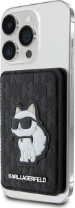 Karl Lagerfeld Karl Lagerfeld KLWMSPSAKHCK Wallet Card Slot Stand Saffiano Monogram Choupette MagSafe czarny/black NoSize 1