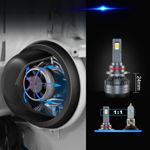 SKLEPLEDY MINI ŻARÓWKI HB3 HB4 LED XSTORM 110W 23000LM CAN 6