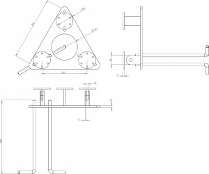 Delta PODSTAWA DO MASZTÓW MK-1.5/POD-HD 5