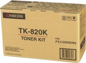 Toner Kyocera KYOCERA TK-820K, 15000 pages, Black 1