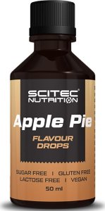 SCI+TEC SCITEC Flavour Drops 50ml AROMAT SMAKOWY Apple Pie 1