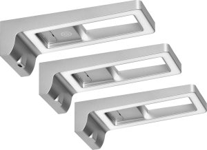 Orno ARTUS zestaw 3 lampek podszafkowych LED, 3x3W, 3x225lm, 4000K, z włącznikiem dotykowym i USB, szare 1