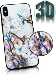 ETUI WZÓR KWIATY DO SAMSUNG A40S M30 1