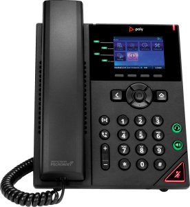 Terminal sieciowy Poly VVX 250 - OBi Edition - VoIP-Telefon - dreiweg Anruffunktion - SIP, RTP, SRTP, SDP - 4 Leitungen - Schwarz 1