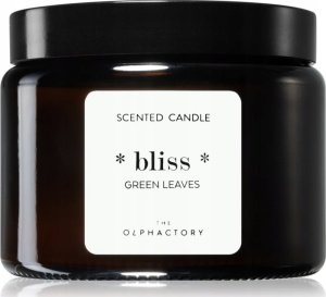 The Olphactory Aromatinė žvakė “Bliss“ (žalumos ir medienos kvapo), 360 g 1