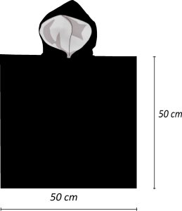 Ponczo Poncho ręcznik SONIC dla dzieci 50 x 100 kaptur SKYBRANDS SON-404 2