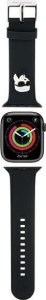 Karl Lagerfeld Karl Lagerfeld Pasek KLAWMSLKNK Apple Watch 38/40/41mm czarny/black strap 3D Rubber Karl Head NoSize 1